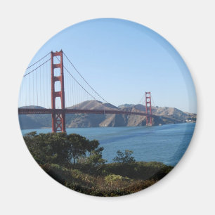 San Francisco överbryggar den guld- grinden Magnet