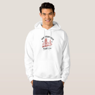 San Francisco överbryggar Sweatshirt Med Luva