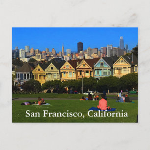 San Francisco Painted Ladies #1 vykort