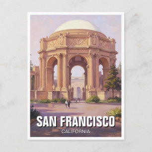 San Francisco Palace of Fine Arts California Vykort