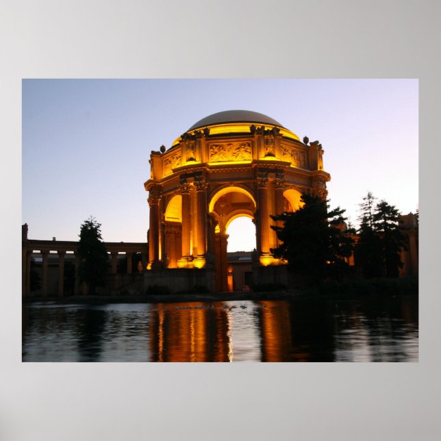 San Francisco Palace of Fine Arts Poster (Framsidan)