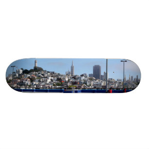 San Francisco panorama Old School Skateboard Bräda 18 Cm