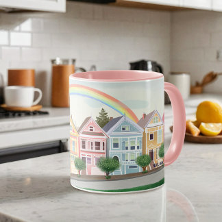 San Francisco Pastel målade Damerna Mugg