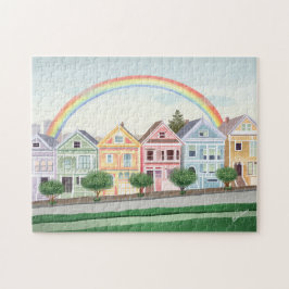 San Francisco Pastel målade Damerna Pussel