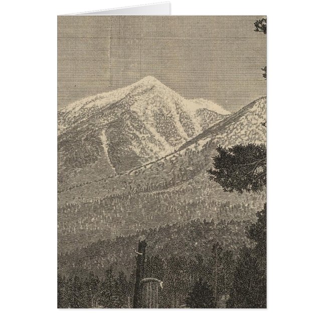 San Francisco Peak Hälsningskort (Framsidan)