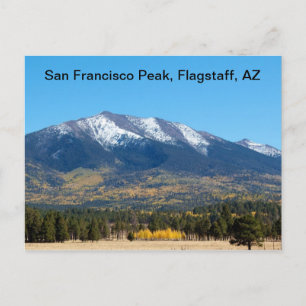 San Francisco Peak i Fall Vykort