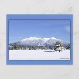 San Francisco Peaks i Snö Vykort