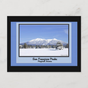 San Francisco Peaks i Snö Vykort