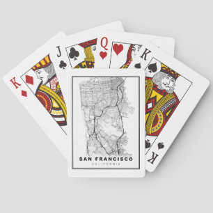 San Francisco Peninsula Karta Casinokort
