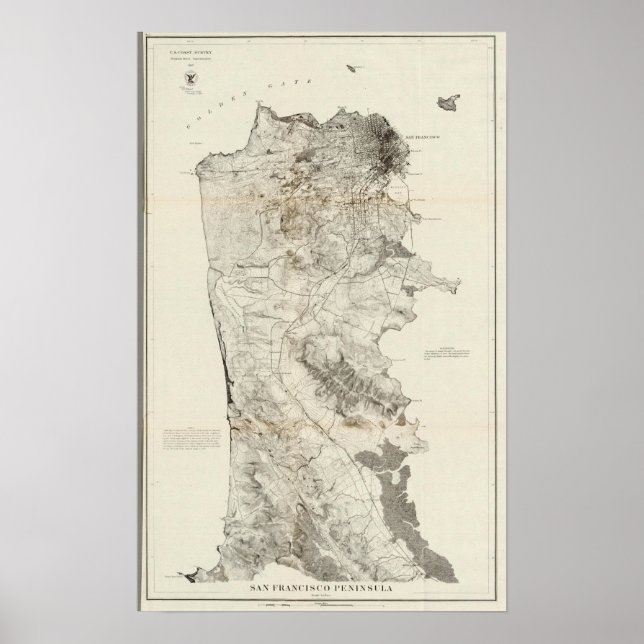 San Francisco Peninsula Poster (Framsidan)