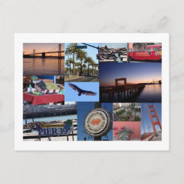 San Francisco Photo Collage Vykort