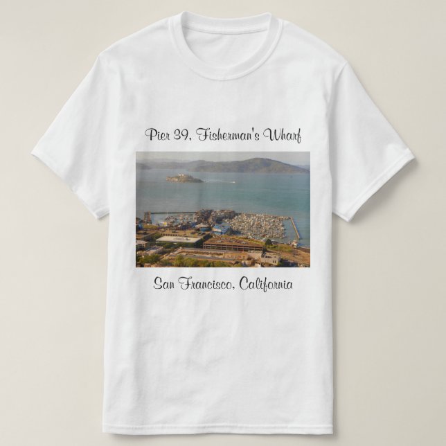 San Francisco Pier 39 #10 T-shirt (Design framsida)