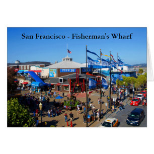 San Francisco Pier 39 #12-2-kort Hälsningskort