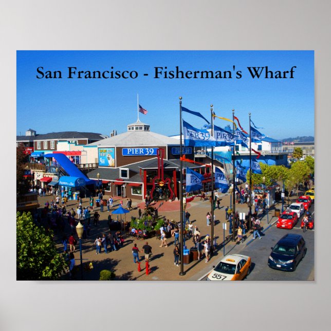 San Francisco Pier 39 #12-2 Poster (Framsidan)