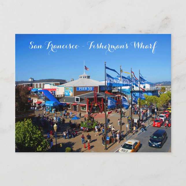 San Francisco Pier 39 #12-2 vykort (Framsida)