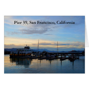 San Francisco Pier 39 #1-kort Hälsningskort