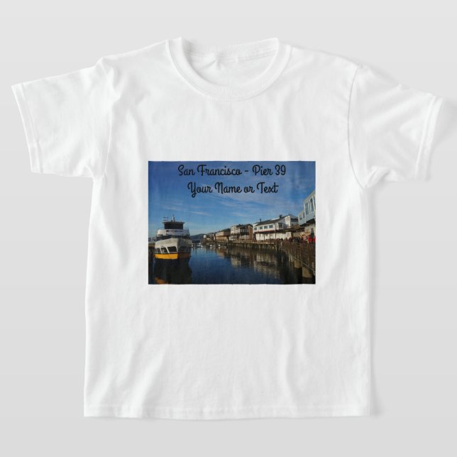 San Francisco Pier 39 #6 T-shirt (Laydown)