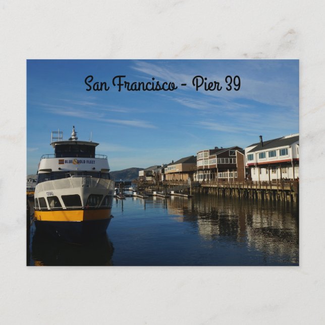 San Francisco Pier 39 #6-vykort Vykort (Framsida)
