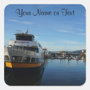 San Francisco Pier 39 #7 Stickers Fyrkantigt Klistermärke