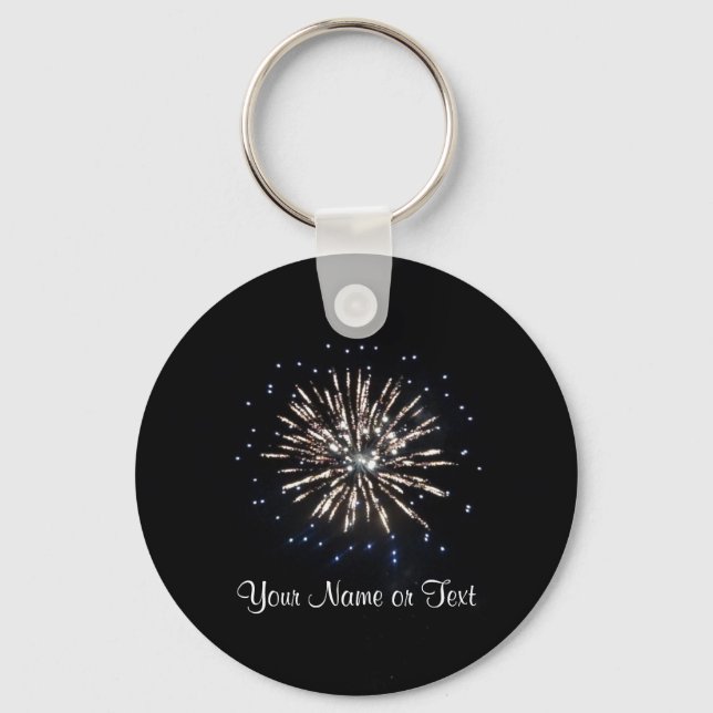 San Francisco Pier 39 Fireworks Keychain Nyckelring (Framsida)
