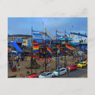 San Francisco Pier 39 Pride #1-3 vykort