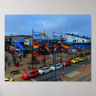 San Francisco Pier 39 Pride #1 Affisch