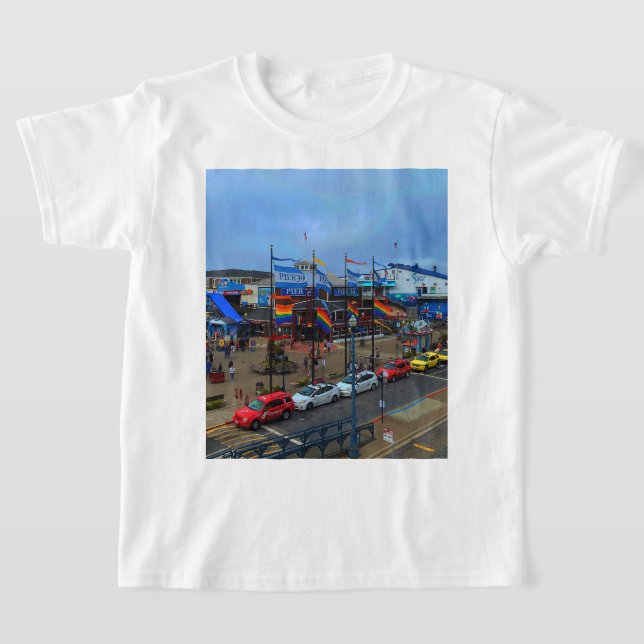 San Francisco Pier 39 Pride #1 T-shirt (Laydown)