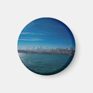 San Francisco Pier 39 Vattenfront Fotografi Magnet