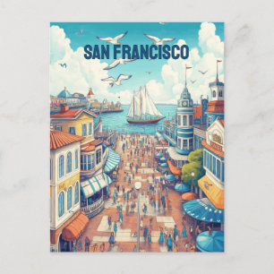 San Francisco Pier Vykort