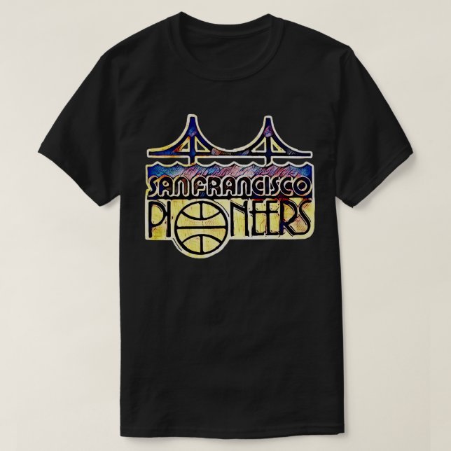 San Francisco Pioneers Basketball T Shirt (Design framsida)
