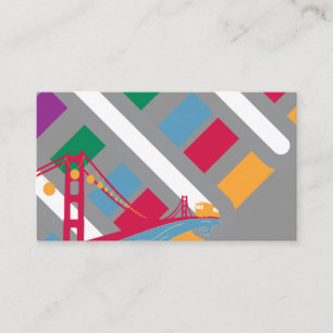 San Francisco plats Visitkort