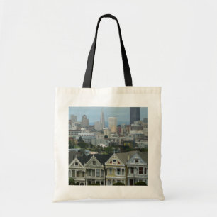 San Francisco Postcard Row City Scene-foto Tygkasse