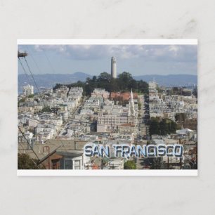 San Francisco Postcard Stil Vykort