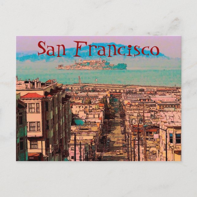San Francisco Postcard Vykort (Framsida)