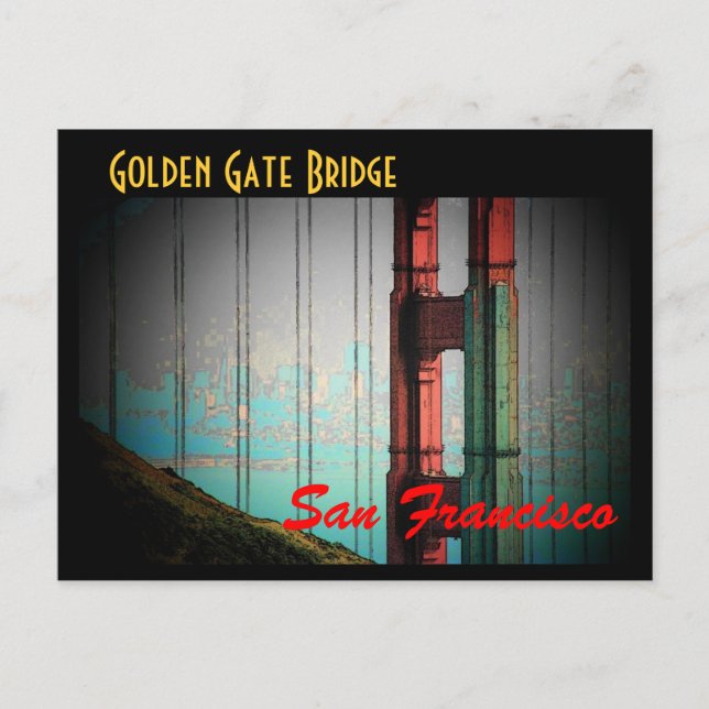 San Francisco Postcard Vykort (Framsida)