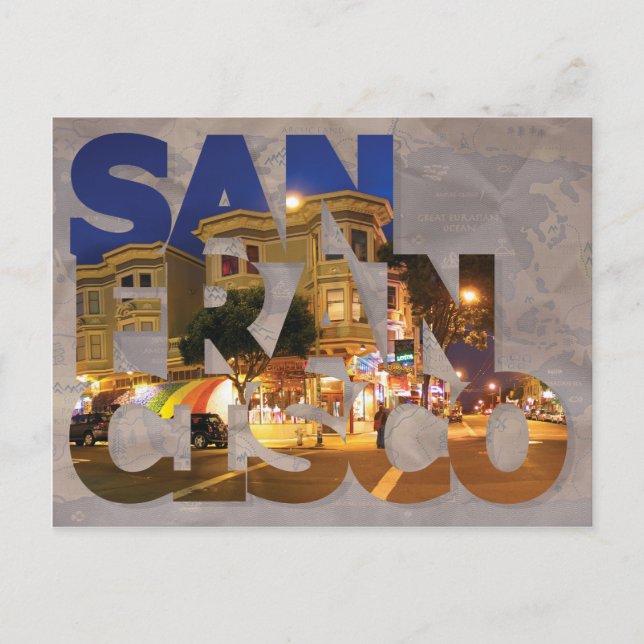 San Francisco Postcard Vykort (Framsida)