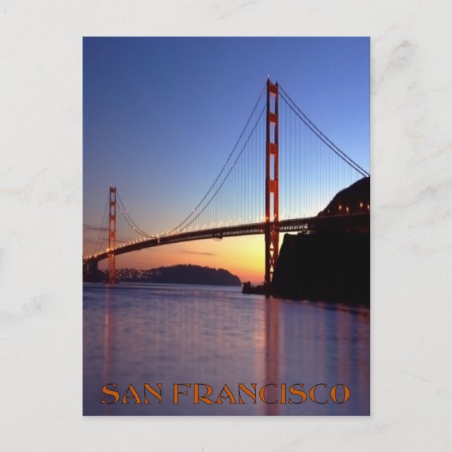 San Francisco-postkort Vykort (Framsida)