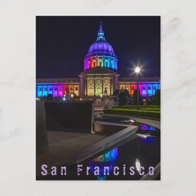 San Francisco Pride Vykort (Framsida)