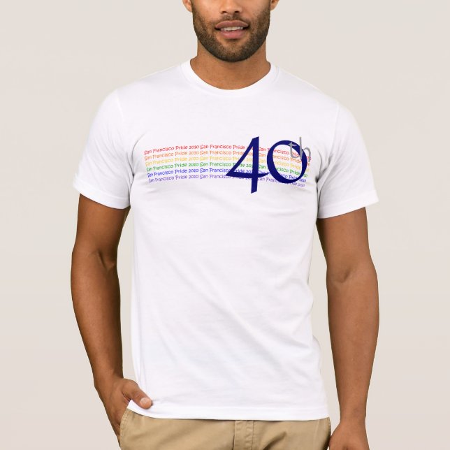 San Francisco prideT-tröja 2010 Tee Shirt (Framsida)