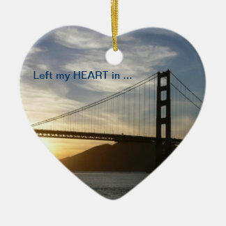 San Francisco prydnad Julgransprydnad Keramik