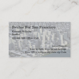 San Francisco Real Gods Agent Visitkort