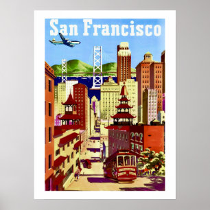 San Francisco Resa 18x24 Affisch