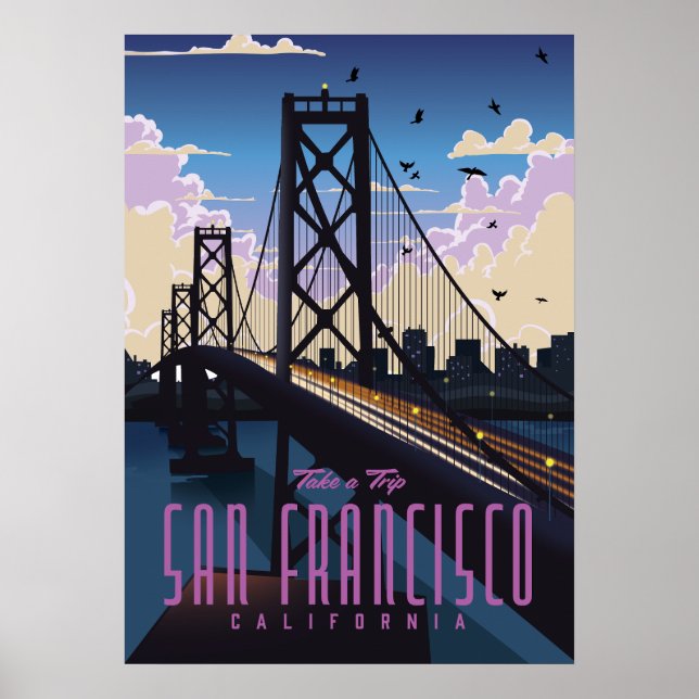 San Francisco Resemål Poster (Framsidan)