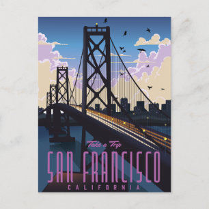 San Francisco Resemassa Meddelande Vykort
