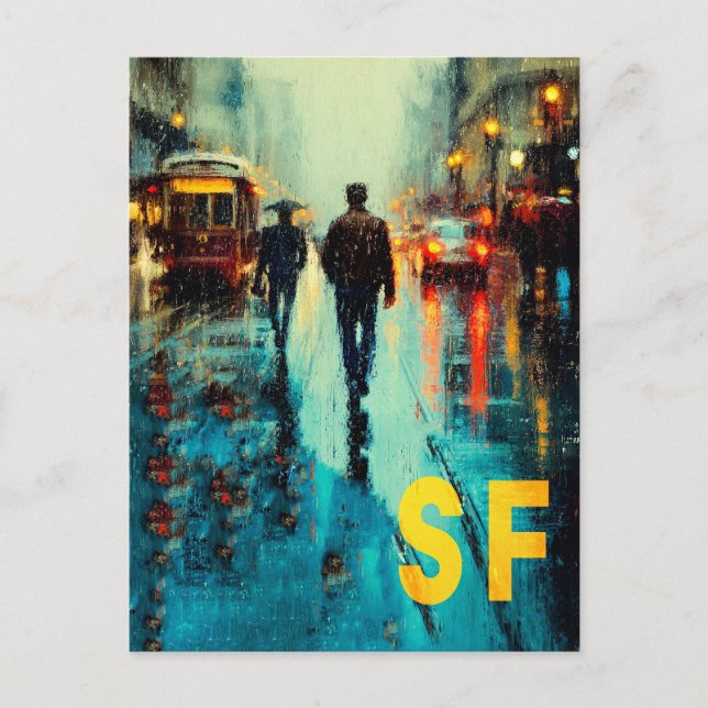 San Francisco Resematerialaffisch Vykort (Framsida)
