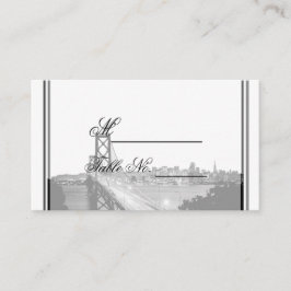 San Francisco-resemittplatskort Placeringskort