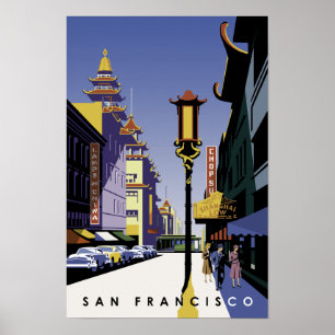 San Francisco reser affischen Poster