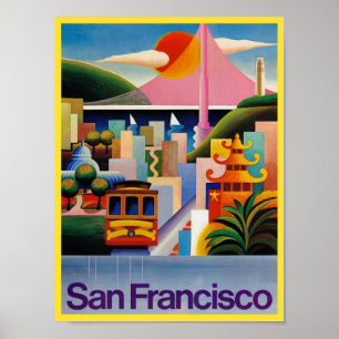 San Francisco reser affischen Poster