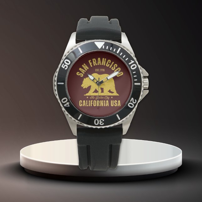 San Francisco Retro California Travel Armbandsur (Skapare uppladdad)