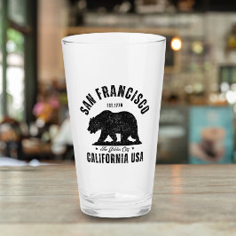 San Francisco Retro California Travel Glaskopp